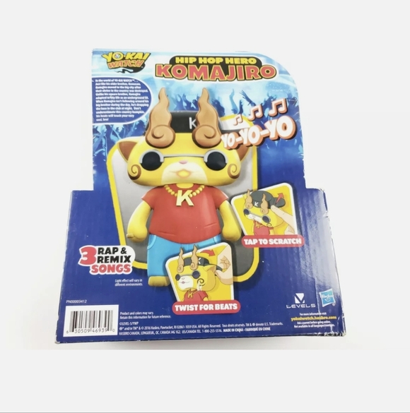 YO-KAI WATCH Figure HIP HOP HERO KOMAJIRO, Rap & Remix Songs Hasbro - Picture 9 of 9